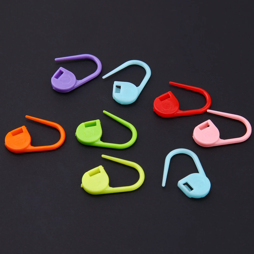 100pcs Locking Stitch Marker Lock Pins Plastic Ring Markers for Knitting Crocheted Stitch Marking Rows Keep Knitting Track
100pcs Locking Stitch Marker Lock Pins Plastic Ring Markers for Knitting Crocheted Stitch Marking Rows Keep Knitting Track