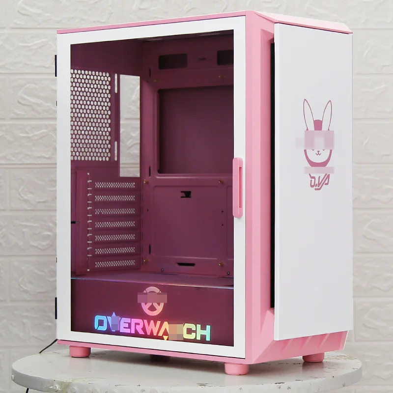 Computer Case Desktop DIY Custom Water-Cooled E-Sports Games Transparent Full Transparent Pink Anime ATX
Computer Case Desktop DIY Custom Water-Cooled E-Sports Games Transparent Full Transparent Pink Anime ATX
