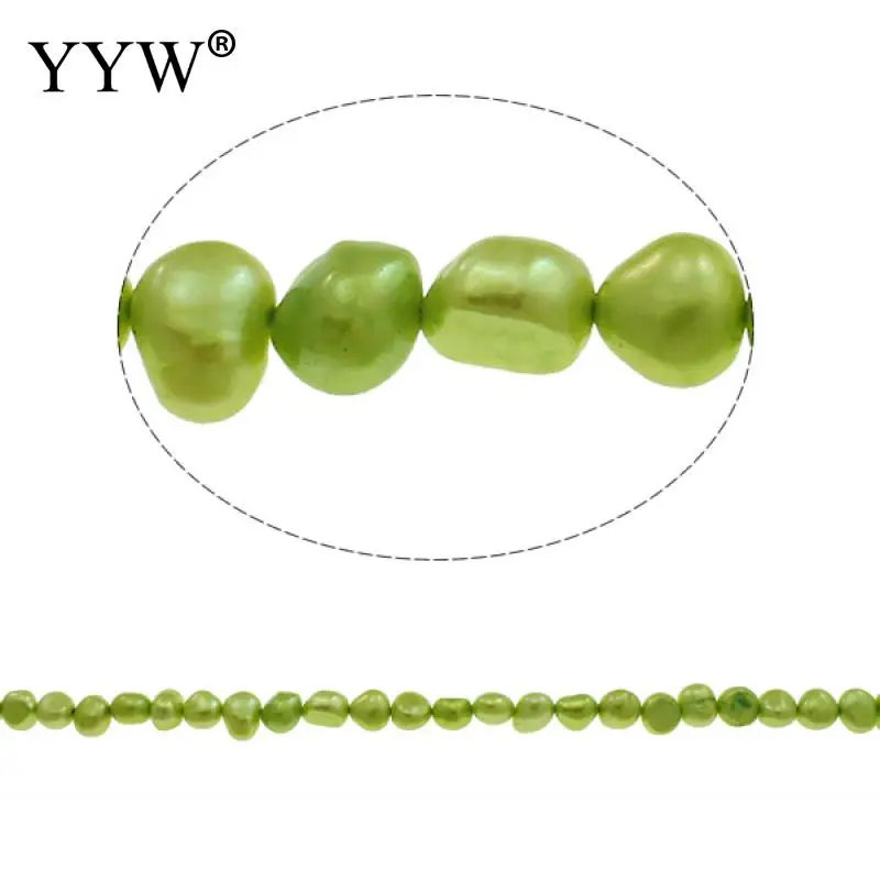Green 7-8mm Cultured Baroque Freshwater Pearl Beads 0.8mm Hole 14.5 Inch Strand for DIY Bracelet Necklace Jewelry Making
Green 7-8mm Cultured Baroque Freshwater Pearl Beads 0.8mm Hole 14.5 Inch Strand for DIY Bracelet Necklace Jewelry Making