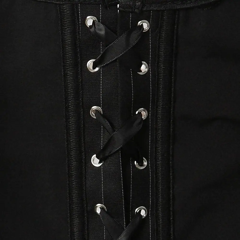 Black Korset Plus Size Corset Underbust Sexy Brocade Corsets Bustiers With Straps Pinstripe Stripe Burlesque
Black Korset Plus Size Corset Underbust Sexy Brocade Corsets Bustiers With Straps Pinstripe Stripe Burlesque