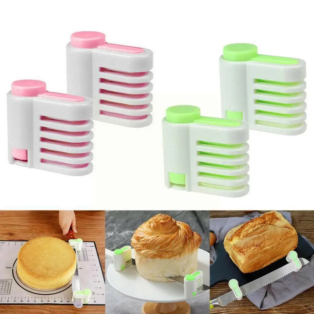 2pcs/Pack Cake Slicer Cutter 5 Layers Cake Bread Leveler Tools Accessories Slicer Fixator Kitchen DIY Cake Set Cutting G2P2
2pcs/Pack Cake Slicer Cutter 5 Layers Cake Bread Leveler Tools Accessories Slicer Fixator Kitchen DIY Cake Set Cutting G2P2
