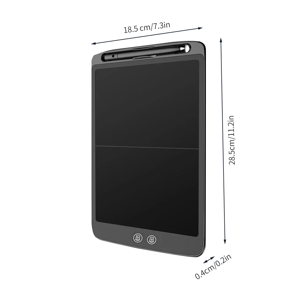 12 Inch LCD Writing Tablet Electronic Digital Drawing Board Ultra-Thin Writing Pad Split Screen One-Click Erase with Lock Button
12 Inch LCD Writing Tablet Electronic Digital Drawing Board Ultra-Thin Writing Pad Split Screen One-Click Erase with Lock Button