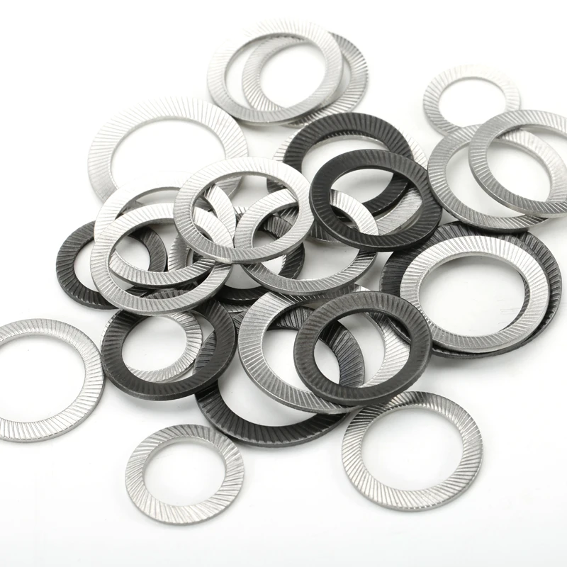304 Stainless steel anti-loosening lock washer double-sided tooth washer black carbon steel non-slip self-locking gasket M2M3-M4
304 Stainless steel anti-loosening lock washer double-sided tooth washer black carbon steel non-slip self-locking gasket M2M3-M4