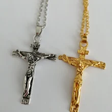 Христианские ювелирные изделия подарки винтажное крестиковое