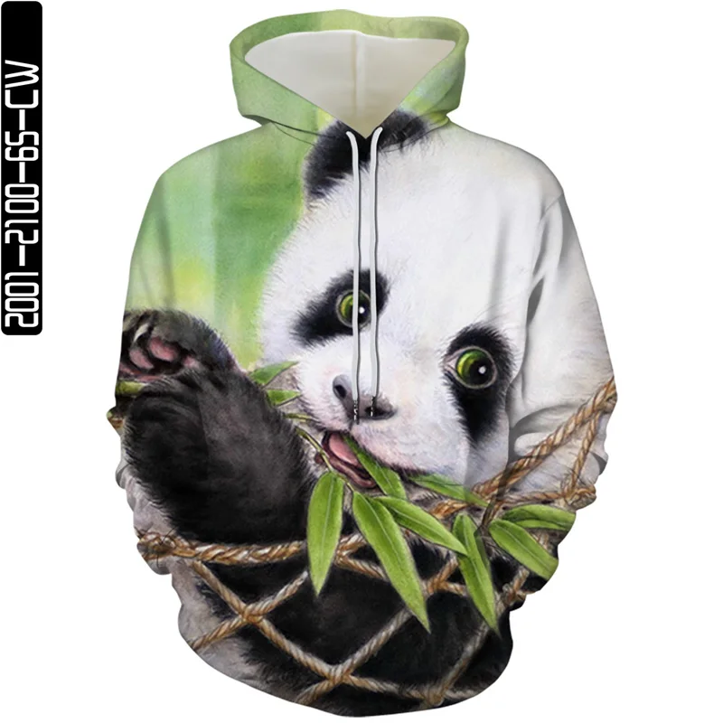 Spring Autumn New Men Women Sweatshirt Hoodies Loose Leisure Man Unisex Hoody 3D Animal Sichuan Giant Panda Daily Jogging Style
Spring Autumn New Men Women Sweatshirt Hoodies Loose Leisure Man Unisex Hoody 3D Animal Sichuan Giant Panda Daily Jogging Style
