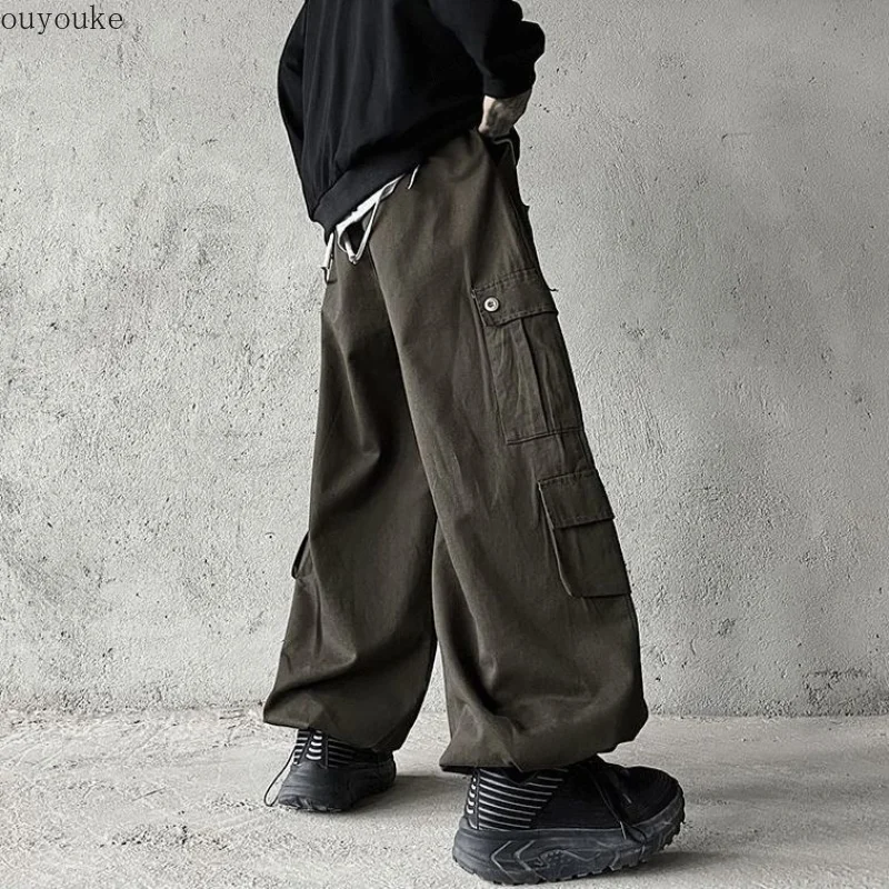 Cargo pants Man Harajuku High Street Footband Day tie Wide leg knickerbockers pants Hip hop pants Streetwear skateboard pants
Cargo pants Man Harajuku High Street Footband Day tie Wide leg knickerbockers pants Hip hop pants Streetwear skateboard pants