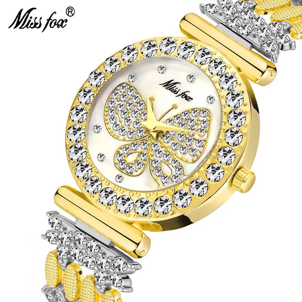 MISSFOX Butterfly Women Watches Luxury Full Rhinestones Dial Waterproof Stainless Steel Bracelet Ladies WristWatch 2030
MISSFOX Butterfly Women Watches Luxury Full Rhinestones Dial Waterproof Stainless Steel Bracelet Ladies WristWatch 2030