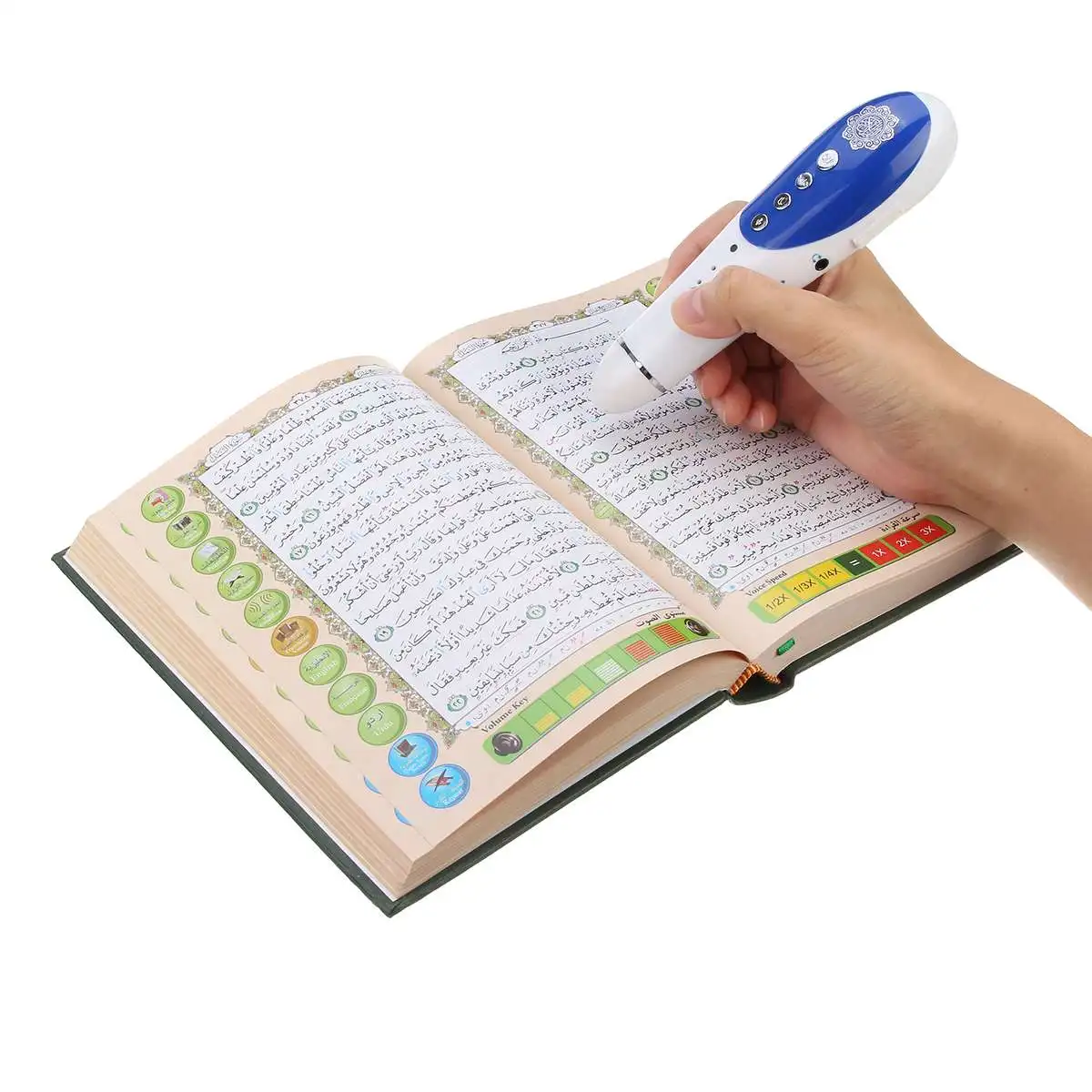 Digital Quran Pen Reader Holy Quran Book MP3 Player Koran Book Muslim Islamic French English Urdu Spanish Russian Uzbek Player
Digital Quran Pen Reader Holy Quran Book MP3 Player Koran Book Muslim Islamic French English Urdu Spanish Russian Uzbek Player