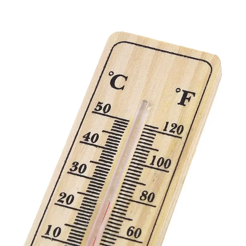 Традиционный деревянный комнатный термометр для измерения температуры в