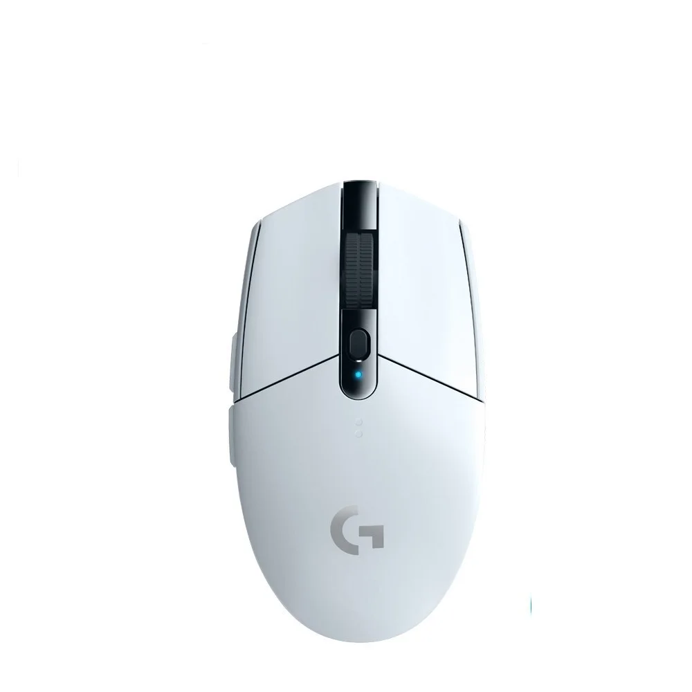 

Беспроводная игровая мышь G304 Lightspeed, белая, с датчиком HERO, 12000 DPI, легкая, 6 программируемых кнопок, 910-005293