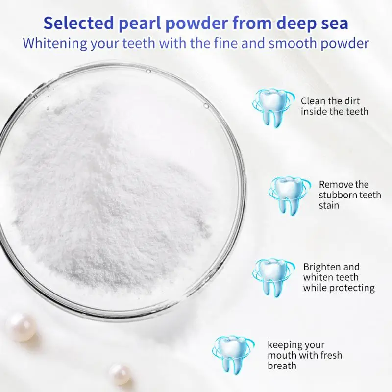 30g Hot Teeth Whitening Powder Pearl Whitening Factors Remove Smoke Coffee Tea Stain Beauty Health Oral Hygiene Dental Care
30g Hot Teeth Whitening Powder Pearl Whitening Factors Remove Smoke Coffee Tea Stain Beauty Health Oral Hygiene Dental Care