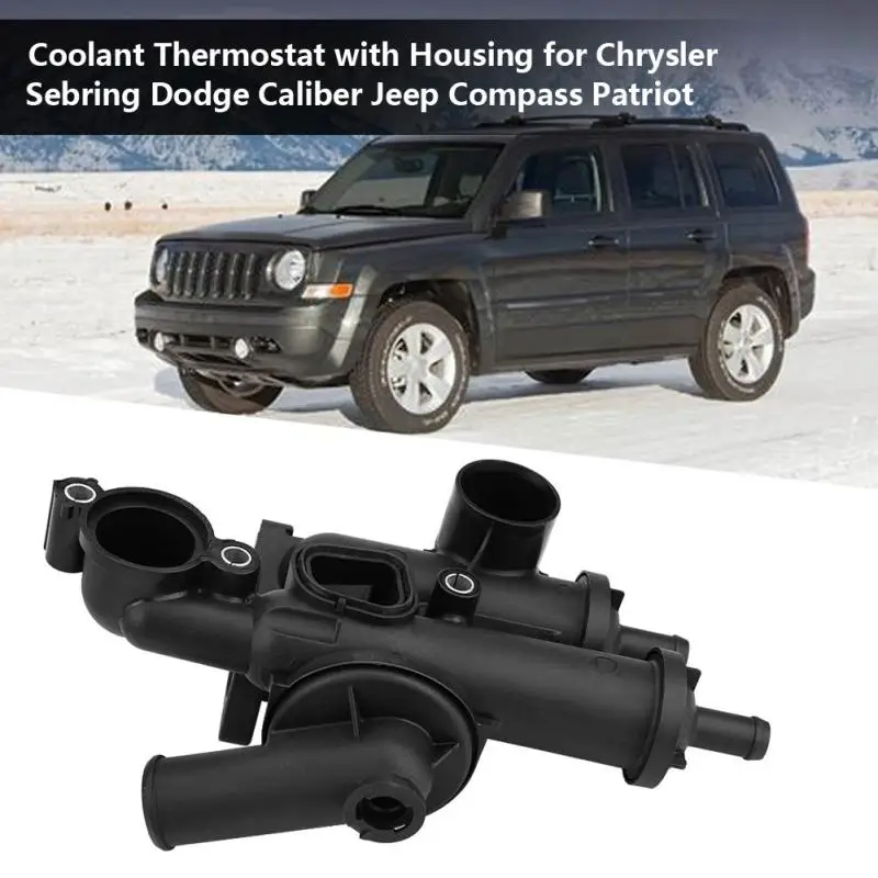 68003582AB Engine Coolant Coolant Thermostat with Housing for Chrysler Sebring Dodge Caliber Jeep Compass Car Cooling System
68003582AB Engine Coolant Coolant Thermostat with Housing for Chrysler Sebring Dodge Caliber Jeep Compass Car Cooling System