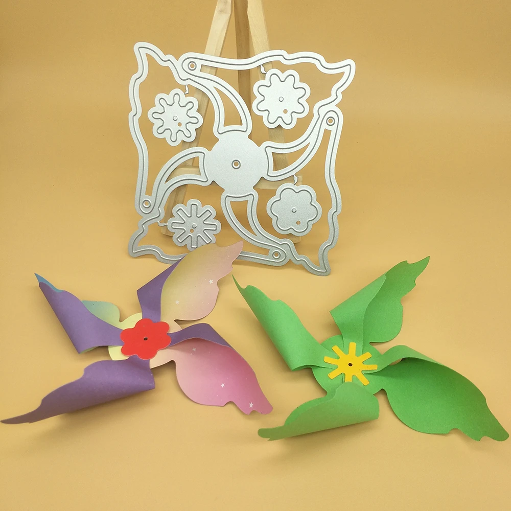 New 3D, 4-corner windmill metal cutting die, scrapbook, embossed photo album, greeting card, DIY decoration, handmade crafts
New 3D, 4-corner windmill metal cutting die, scrapbook, embossed photo album, greeting card, DIY decoration, handmade crafts