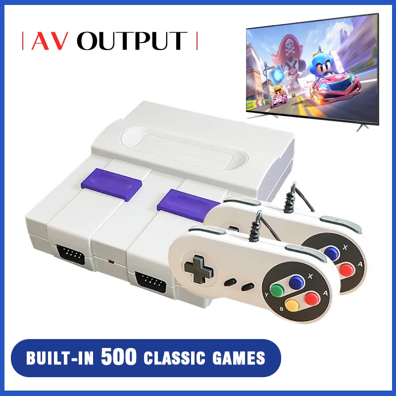 Super Mini 8Bit Video Game Console with 500 Classic Games Retro Classic USB SUPERPi Game Controller Retroflag Original Gamepad
Super Mini 8Bit Video Game Console with 500 Classic Games Retro Classic USB SUPERPi Game Controller Retroflag Original Gamepad