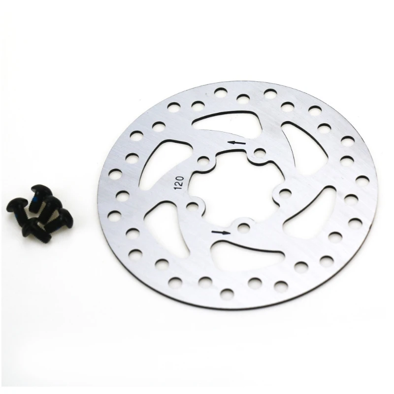 Тормозной диск роторная колодка совместимая с запчастями для электроскутера Xiaomi M365 Pro диаметром 120 мм/4,7 дюйма с 5 монтажными отверстиями
Тормозной диск роторная колодка совместимая с запчастями для электроскутера Xiaomi M365 Pro диаметром 120 мм/4,7 дюйма с 5 монтажными отверстиями