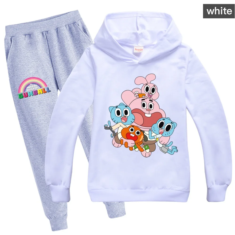 gumball amazing world children's 2022 New spring and autumn fashion casual wear boys and girls sweater + casual trousers suit
gumball amazing world children's 2022 New spring and autumn fashion casual wear boys and girls sweater + casual trousers suit