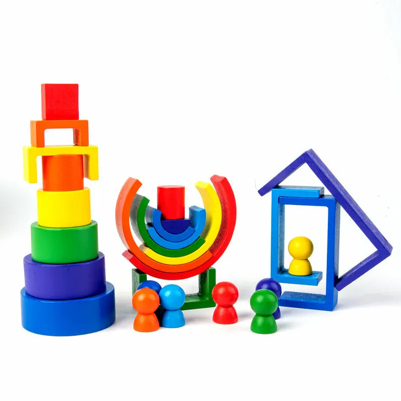 Kids Rainbow Jigsaw 3 set Natural Wooden Toys Children Stacking Building Blocks Homeschool Supplies Educational Baby Jenga Games
Kids Rainbow Jigsaw 3 set Natural Wooden Toys Children Stacking Building Blocks Homeschool Supplies Educational Baby Jenga Games