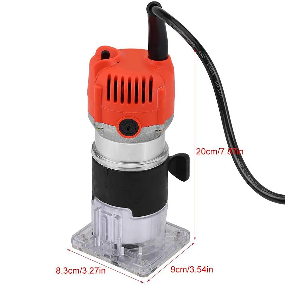 30000rpm Woodworking Electric Trimmer Milling Engraving Slotting Trimming Machine Hand Carving Machine Wood Router D2
30000rpm Woodworking Electric Trimmer Milling Engraving Slotting Trimming Machine Hand Carving Machine Wood Router D2