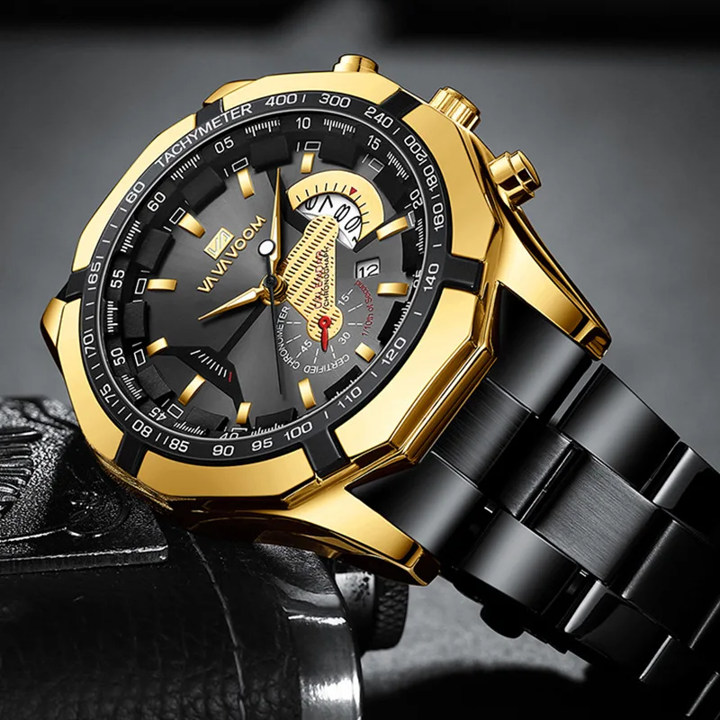 Sinobi 2021 New Fashion Mechanical Watches With Stainless Steel Top Brand Luxury Sports Quartz Watch Relogio Masculino For Men
Sinobi 2021 New Fashion Mechanical Watches With Stainless Steel Top Brand Luxury Sports Quartz Watch Relogio Masculino For Men