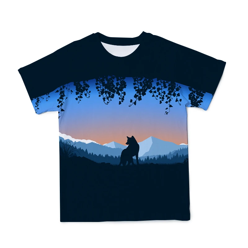 Summer New Hot-Selling Men's 3D Wolf Figure T-Shirt Clothing Symphony Fashion Short-Sleeved O-Neck Large Size Boy 100-6XL
Summer New Hot-Selling Men's 3D Wolf Figure T-Shirt Clothing Symphony Fashion Short-Sleeved O-Neck Large Size Boy 100-6XL