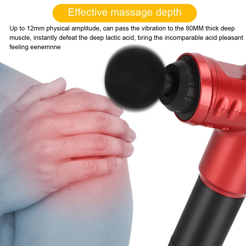 Professional Fascia Massage Gun Muscle High frequency Stimulator Pain Fatigue Relief Body Relaxation Slimming Electric Massager
Professional Fascia Massage Gun Muscle High frequency Stimulator Pain Fatigue Relief Body Relaxation Slimming Electric Massager
