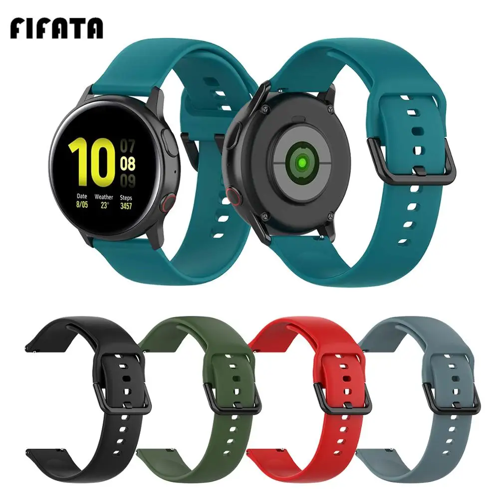 FIFATA Colorful Silicone Watch Strap For Samsung Galaxy Watch Active/Active 2 Smart Band Wristband Accessories For Samsung Watch
FIFATA Colorful Silicone Watch Strap For Samsung Galaxy Watch Active/Active 2 Smart Band Wristband Accessories For Samsung Watch