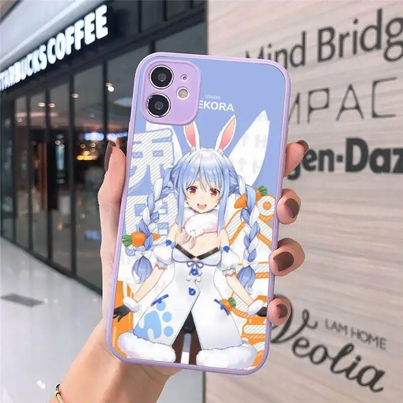 Hololive Usada Pekora Gawr Gura Phone Case Matte transparent For Purple iPhone 12 Mini 11 Pro XR XS Max 7 8 Plus X Back Cover
Hololive Usada Pekora Gawr Gura Phone Case Matte transparent For Purple iPhone 12 Mini 11 Pro XR XS Max 7 8 Plus X Back Cover