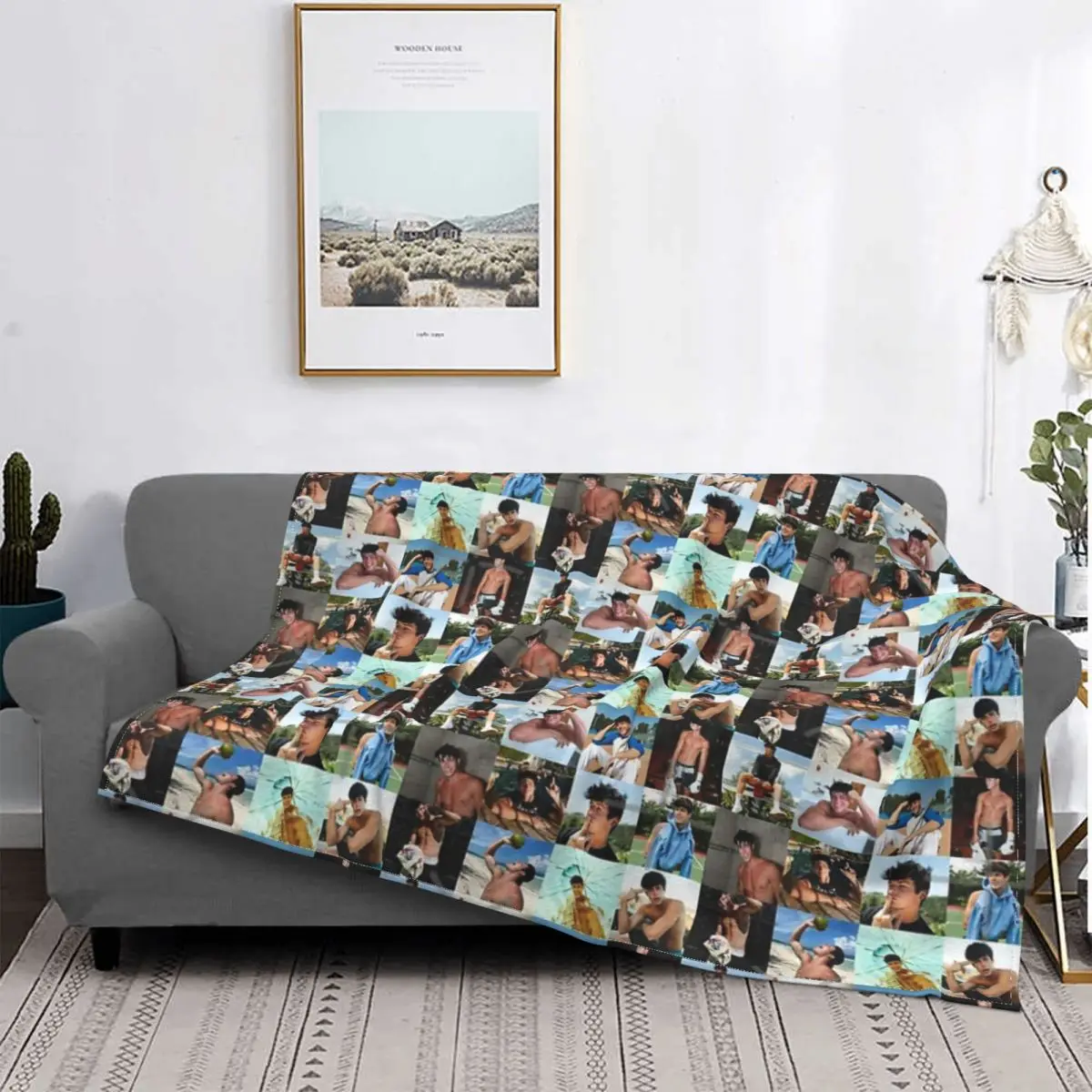 Blake Gray Collage Blanket Bedspread Bed Plaid Rug Bedspreads Fleece Blanket Blankets For Bed
Blake Gray Collage Blanket Bedspread Bed Plaid Rug Bedspreads Fleece Blanket Blankets For Bed