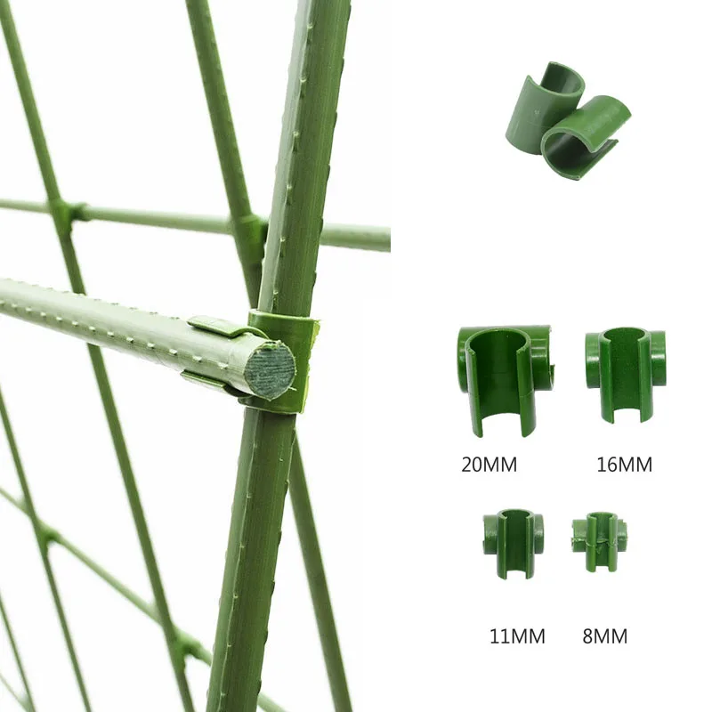 10 PCS Cross Plastic clips Plant support Fixed Connector Adjustable Agriculture Fastener Pillars Diameter 8-20mm Gardening
10 PCS Cross Plastic clips Plant support Fixed Connector Adjustable Agriculture Fastener Pillars Diameter 8-20mm Gardening