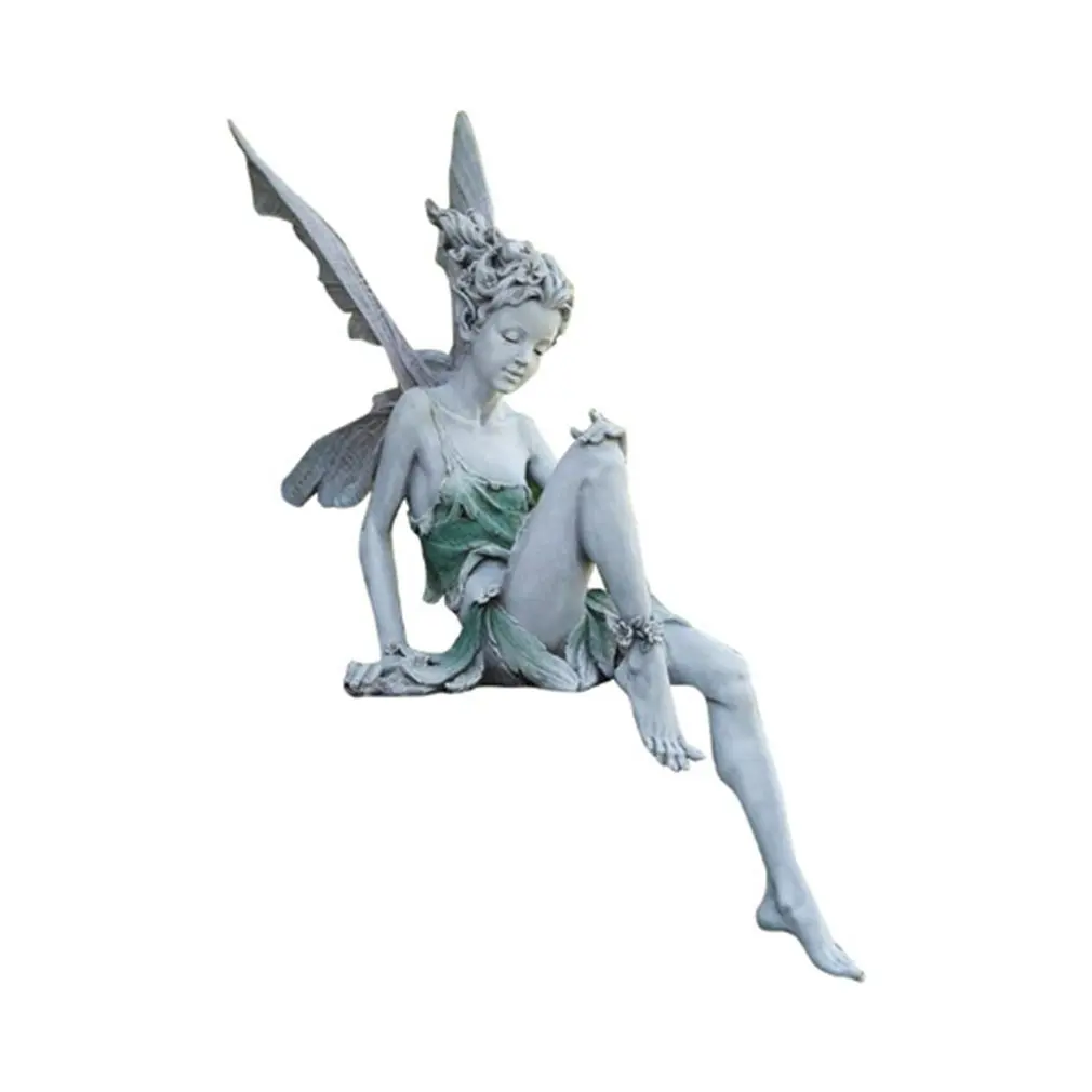 New Sitting Fairy Statue Garden Ornament Resin Craft Landscaping Yard Decoration Household Garden Outdoor Decor Supplies 
New Sitting Fairy Statue Garden Ornament Resin Craft Landscaping Yard Decoration Household Garden Outdoor Decor Supplies