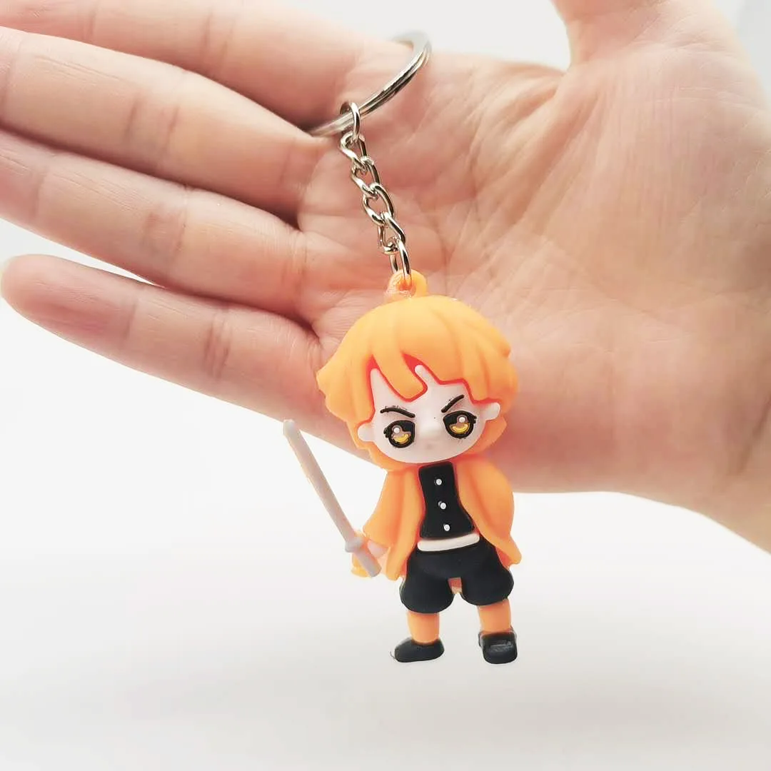 Cartoon Anime Ghost Slayer Keychain PVC Soft Rubber Bag Car Pendant Genshin Impact Couple Keyring Fashion Gift Jewelry
Cartoon Anime Ghost Slayer Keychain PVC Soft Rubber Bag Car Pendant Genshin Impact Couple Keyring Fashion Gift Jewelry