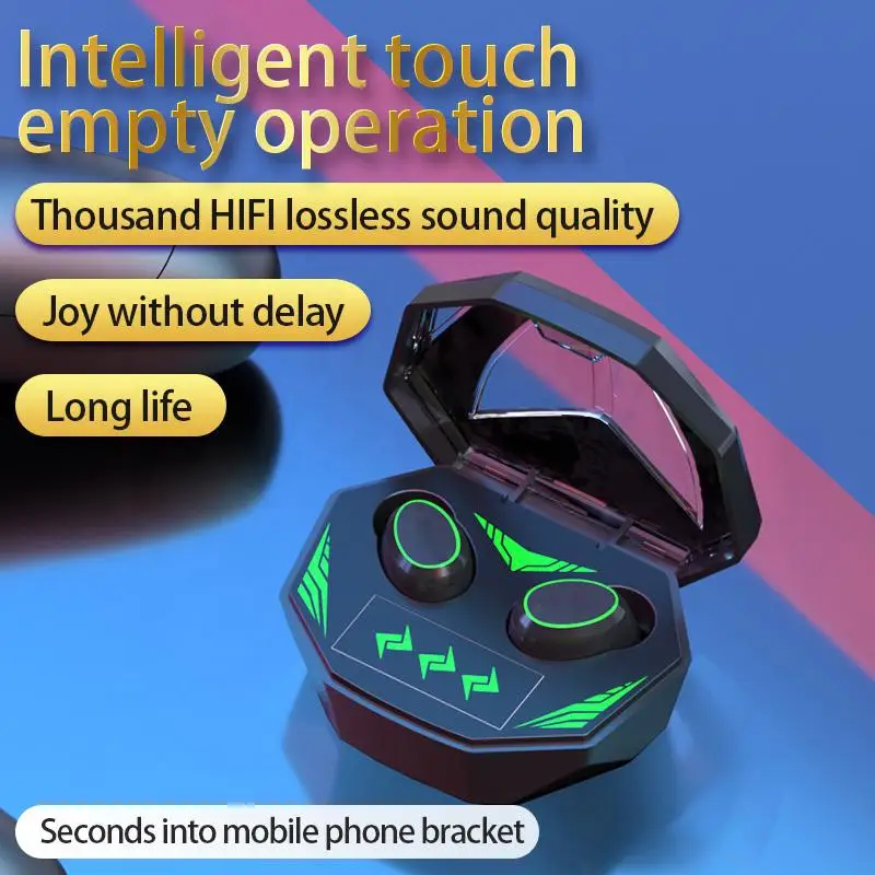 MD518 TWS Wireless Earphones Bluetooth 5.0 Earphone Music Stereo Low-latency Luminous Gaming Headset With Mic Charging Box
MD518 TWS Wireless Earphones Bluetooth 5.0 Earphone Music Stereo Low-latency Luminous Gaming Headset With Mic Charging Box
