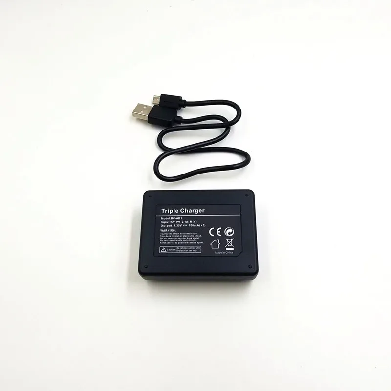 7XINbox 2PCS 3.85V 1300mAh 5.0Wh AB1 AB-1 AB 1 OA-AB1 Camera Battery For DJI Osmo Action Camera with Charger
7XINbox 2PCS 3.85V 1300mAh 5.0Wh AB1 AB-1 AB 1 OA-AB1 Camera Battery For DJI Osmo Action Camera with Charger