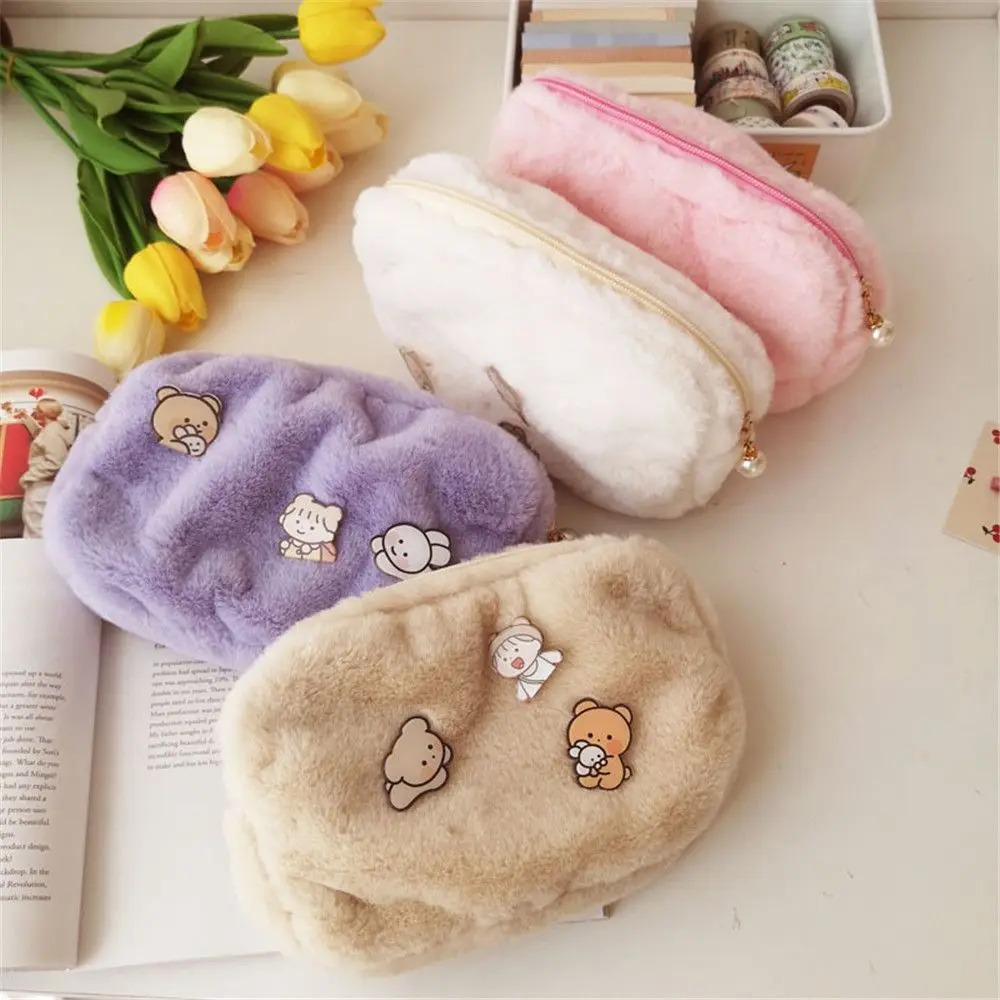 Multifunctional Women Girl Cute Gift Makeup Pouch Large Capacity Pencil Case Plush Cosmetic Bag
Multifunctional Women Girl Cute Gift Makeup Pouch Large Capacity Pencil Case Plush Cosmetic Bag