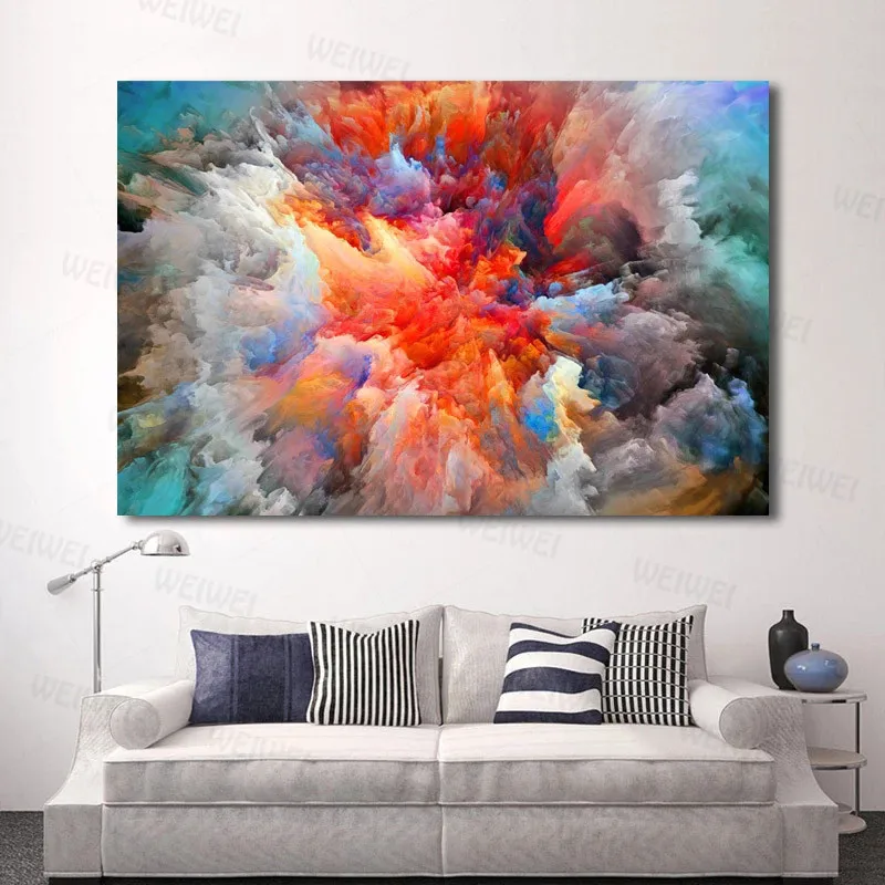 Canvas Prints Painting Modern Abstract Colorful Clouds Wall Art Poster and Prints Pictures Home Decor for Living Room No Frame
Canvas Prints Painting Modern Abstract Colorful Clouds Wall Art Poster and Prints Pictures Home Decor for Living Room No Frame