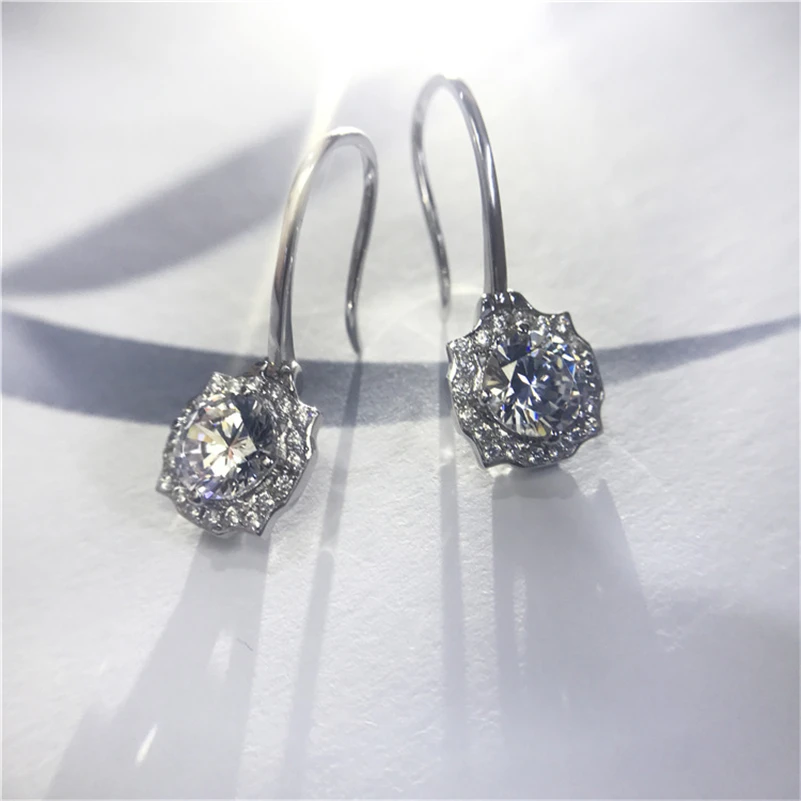 Real 1 Carat Diamond Drop Earring for Women S925 Sterliing Silver Bizuteria Anillos Wedding Silver 925 Jewelry Earring Orecchini
Real 1 Carat Diamond Drop Earring for Women S925 Sterliing Silver Bizuteria Anillos Wedding Silver 925 Jewelry Earring Orecchini