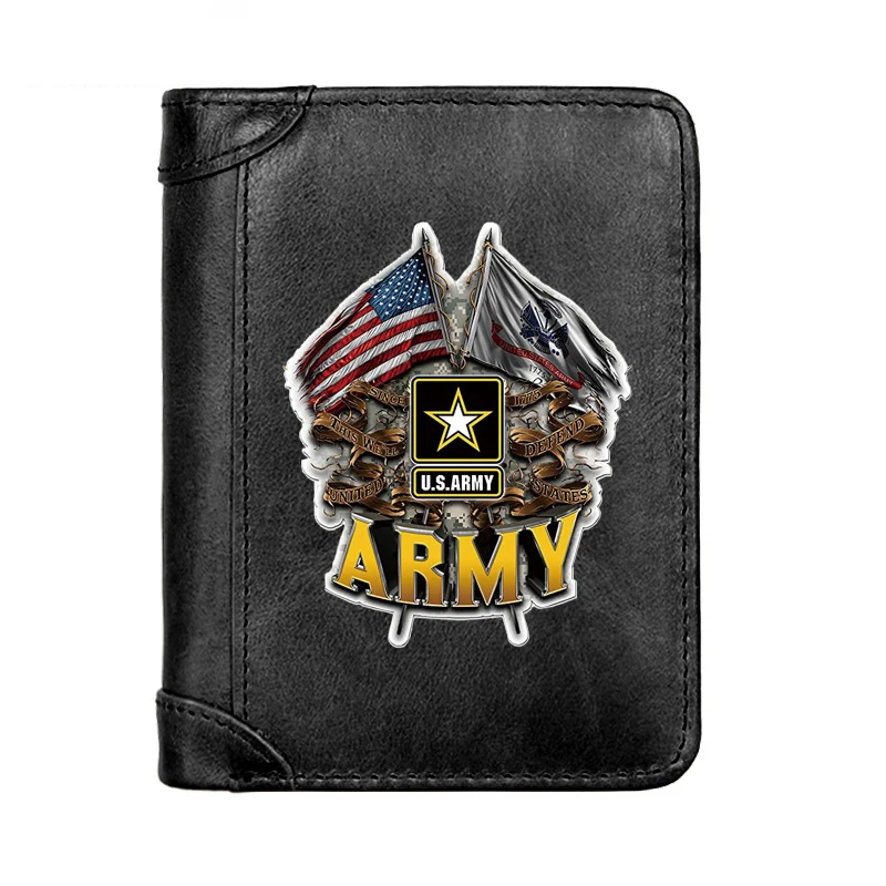 United States Army Design 100% Genuine Leather Men Wallet Business Classic Slim Card Holder Male Short Purses High Quality
United States Army Design 100% Genuine Leather Men Wallet Business Classic Slim Card Holder Male Short Purses High Quality