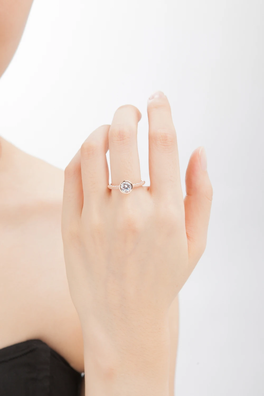 925 Sterling Sliver Ring With Zircon Rose Gold Color Classic Jewelry For Women Engagement Ring
925 Sterling Sliver Ring With Zircon Rose Gold Color Classic Jewelry For Women Engagement Ring