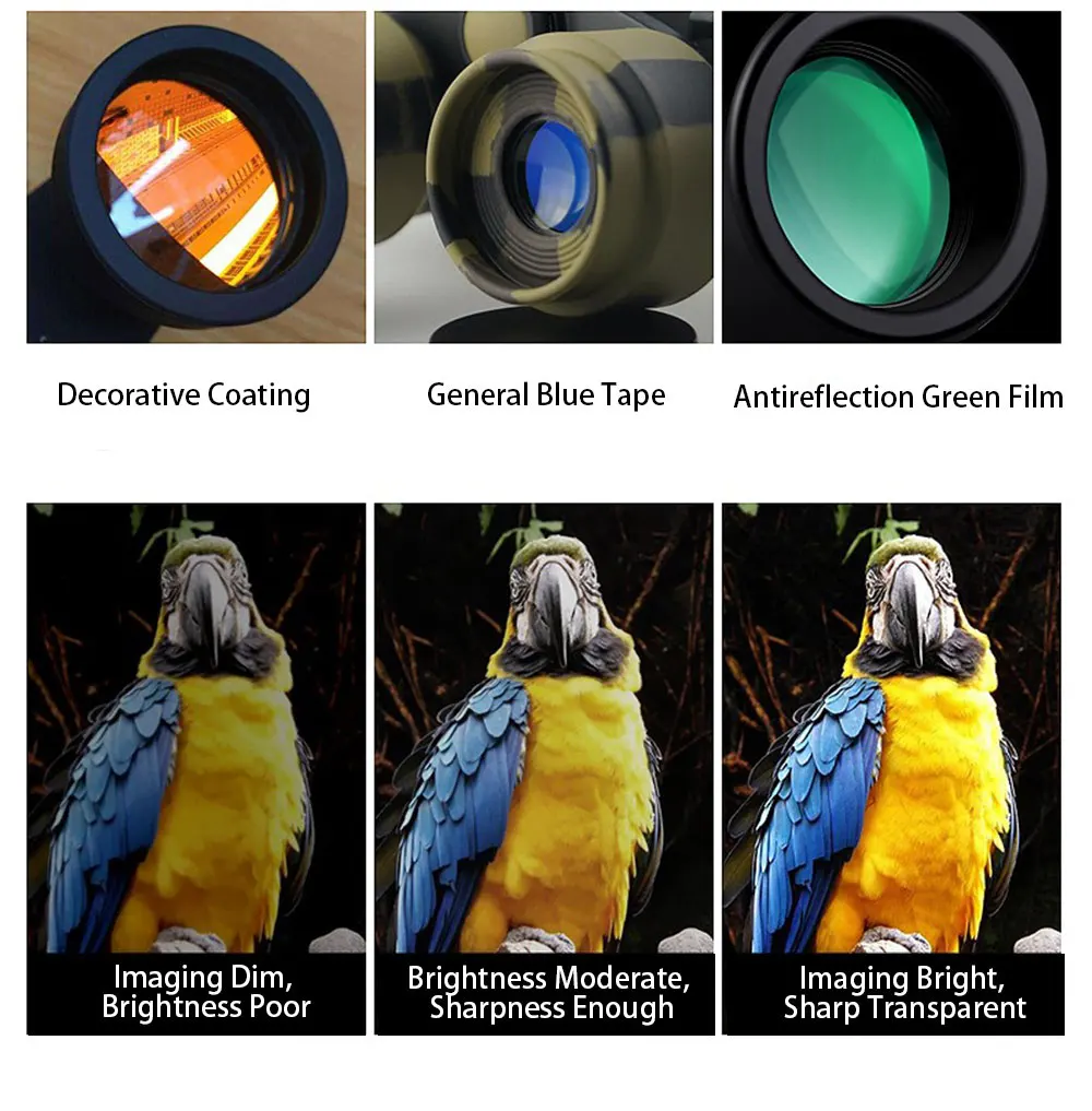 Portable Binocular Powerful Telescope Waterproof FMC Zoom 40X22 BAK4 Prism HD Low Light Night Vision Photo Outdoor for Camping
Portable Binocular Powerful Telescope Waterproof FMC Zoom 40X22 BAK4 Prism HD Low Light Night Vision Photo Outdoor for Camping