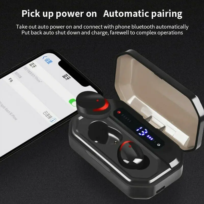 3500mAh Wireless Headphones Bluetooth TWS Wireless Earphones IPX7 Waterproof Earbuds LED Display Noise cancelling Sport Headsets
3500mAh Wireless Headphones Bluetooth TWS Wireless Earphones IPX7 Waterproof Earbuds LED Display Noise cancelling Sport Headsets