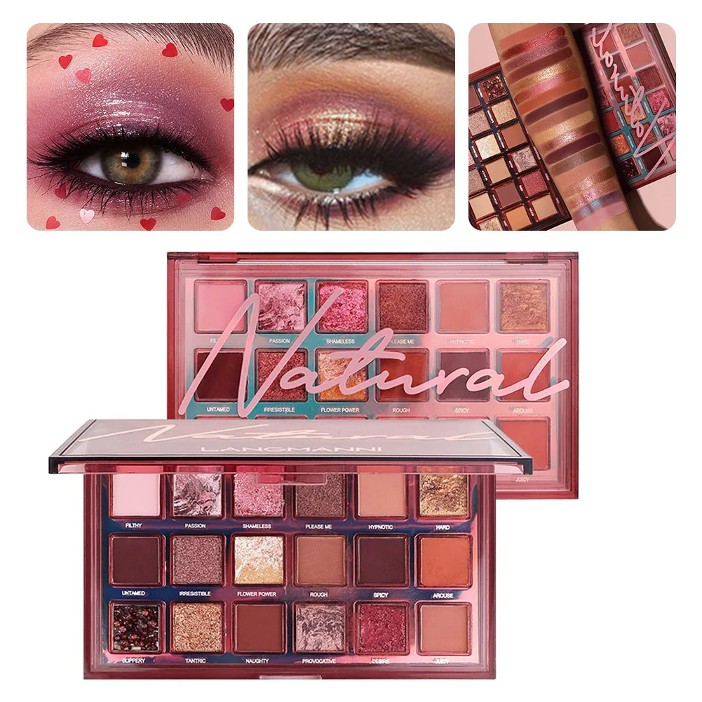 18 Colors Eyeshadow Palette Highly Pigmented Eye Makeup Palette Matte Shimmer Eye Shadow Makeup for Women
18 Colors Eyeshadow Palette Highly Pigmented Eye Makeup Palette Matte Shimmer Eye Shadow Makeup for Women