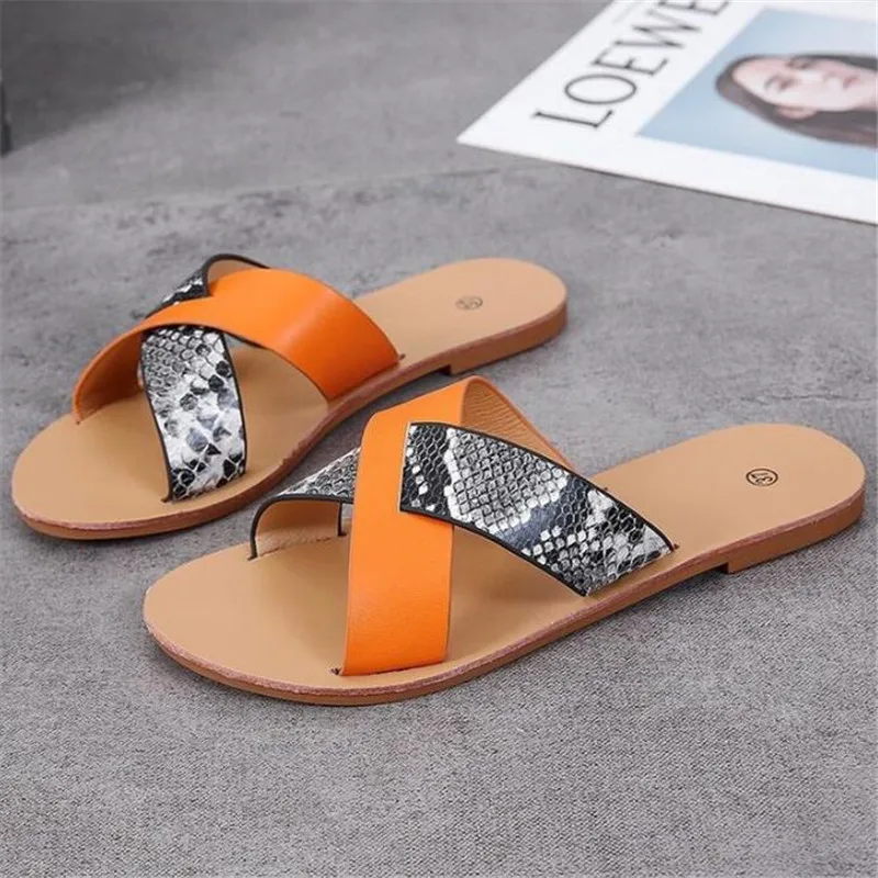 Large size snake print slippers women's breathable fish mouth womens bottoms sandals platform fashion casual shoes women slides
Large size snake print slippers women's breathable fish mouth womens bottoms sandals platform fashion casual shoes women slides