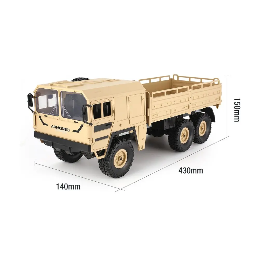Q64 1/16 2.4G 6WD Rc Car Military Truck Off-road Rock Crawler RTR Toy 6 Wheels Racing Toys For Children Gifts Presents
Q64 1/16 2.4G 6WD Rc Car Military Truck Off-road Rock Crawler RTR Toy 6 Wheels Racing Toys For Children Gifts Presents