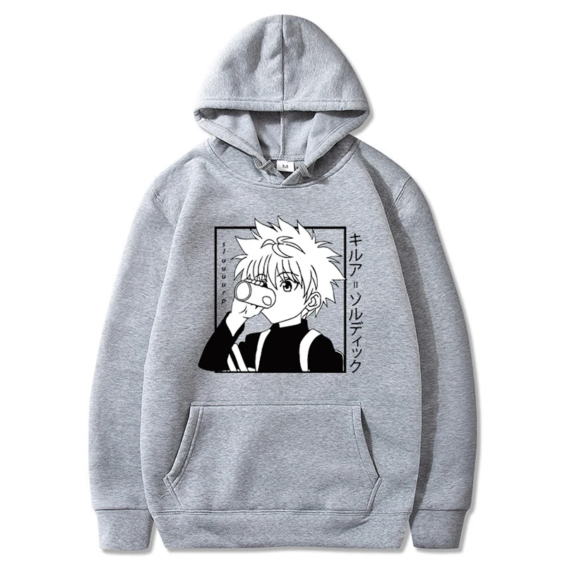 Full-time HUNTER Cosplay Costumes Hoodie Casual Killua Zoldyck Sweatshirts Anime Adult Couples COS Apparel Christmas Halloween
Full-time HUNTER Cosplay Costumes Hoodie Casual Killua Zoldyck Sweatshirts Anime Adult Couples COS Apparel Christmas Halloween