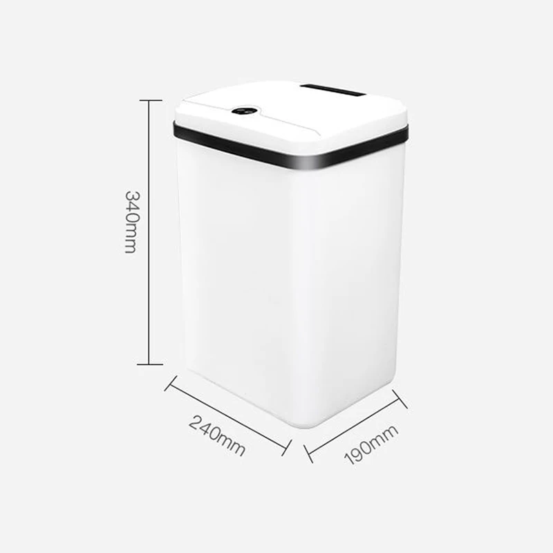 Intelligent Trash Can USB Recharge Light Energy Charging Garbage Bin Automatic Induction Waste Bin With Lid Home Kitchen Dustbin
Intelligent Trash Can USB Recharge Light Energy Charging Garbage Bin Automatic Induction Waste Bin With Lid Home Kitchen Dustbin