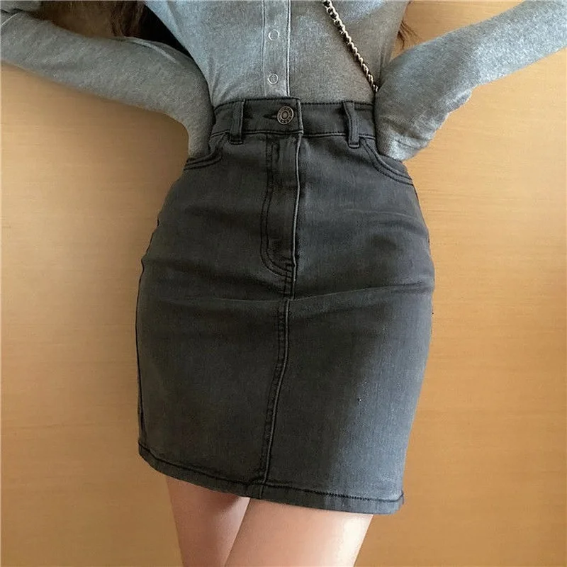 Sexy Women Denim Mini Skirt Fashion Summer High Waist Korean Gray Short Skirt Blue Package Hip Jeans Harajuku Plus Size Cotton
Sexy Women Denim Mini Skirt Fashion Summer High Waist Korean Gray Short Skirt Blue Package Hip Jeans Harajuku Plus Size Cotton