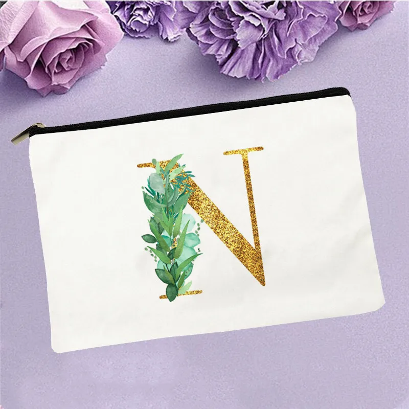Women Gold Letter N Printed Make up bag Fashion Women Cosmetics Organizer Bag for Travel Colorful Storage Bag for Lady Bag
Women Gold Letter N Printed Make up bag Fashion Women Cosmetics Organizer Bag for Travel Colorful Storage Bag for Lady Bag