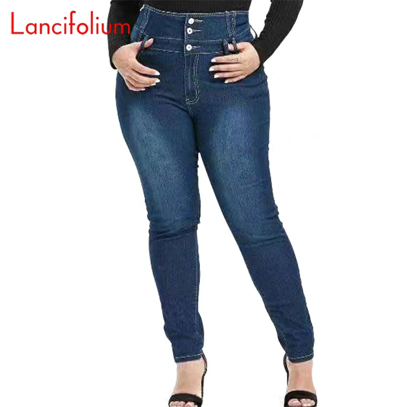 Plus Size Button Up Skinny Dark Blue Korean Jeans 4XL 5XL Women High Waist Stretch Summer 2021 Pencil Denim Pants Lady Trousers
Plus Size Button Up Skinny Dark Blue Korean Jeans 4XL 5XL Women High Waist Stretch Summer 2021 Pencil Denim Pants Lady Trousers