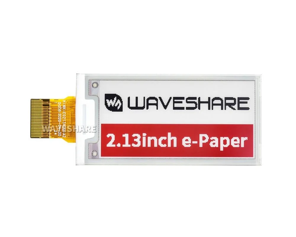 212x104 2 13 дюйма E-Ink сырьевая панель дисплея красный черный белый три цвета e-paper SPI