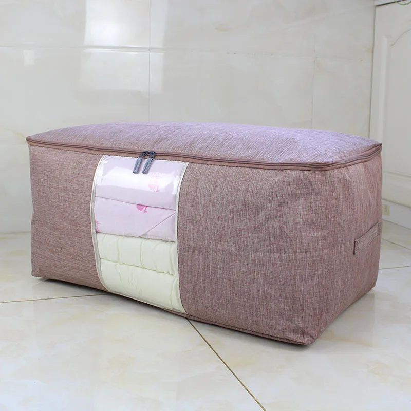 Pure Color Home Quilt Clothing Storage Bag Thicken Moisture-proof Oxford Cloth Wardrobe Organizer Dust Bag Moving Luggage Bag
Pure Color Home Quilt Clothing Storage Bag Thicken Moisture-proof Oxford Cloth Wardrobe Organizer Dust Bag Moving Luggage Bag